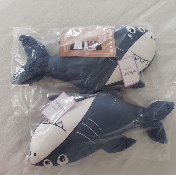 Mina Victory Plush Shark Decorative Pillow Collection Set of 2 - Discontinued - Picture 11 of 12